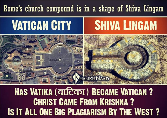 Era el Vaticano Cristiano originalmente un templo al dios Shiva?