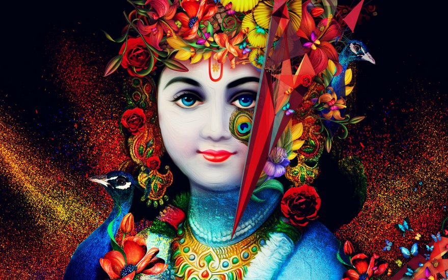 Why is Krishna Blue? Why Not Red or Yellow or Any Other Color?