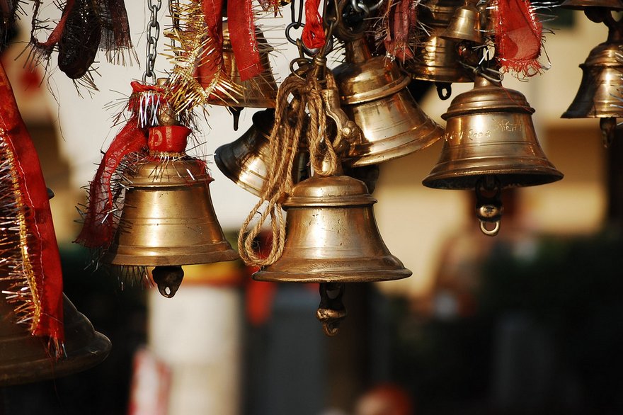 Image result for 3.	Ringing bells in Temple has positive vibration