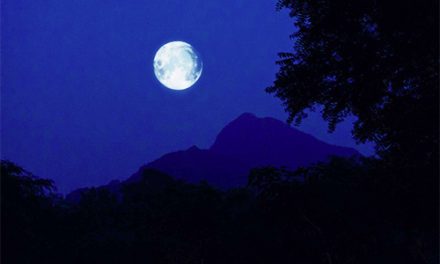Glimpse of the Moon on Karthika Pournami