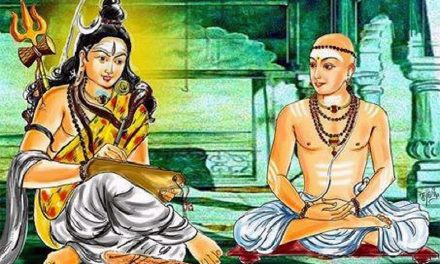 Lord Shiva and Saint Maanikkavaachagar