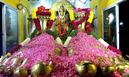 90 Foot Tall, 65 Ton Panchaloha Deity of Goddess Parameshwari in Penugonda