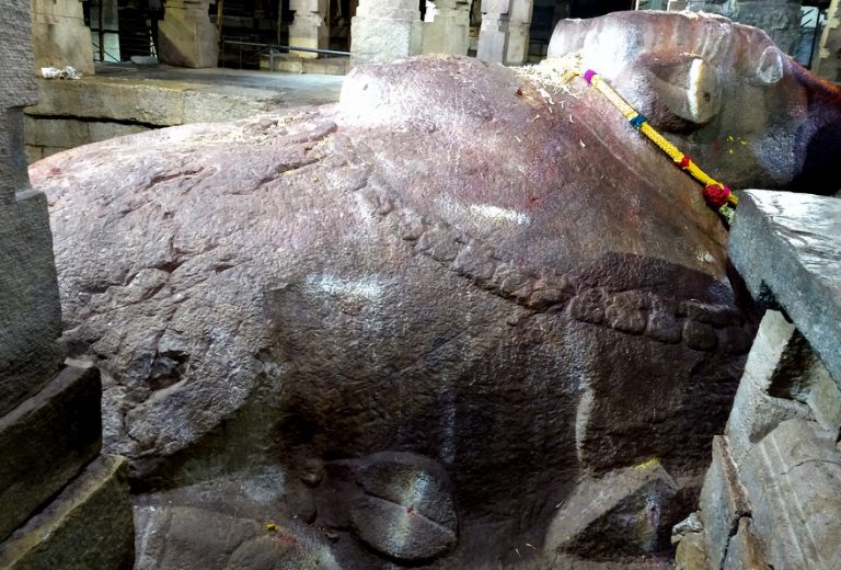 Yaganti Temple of the Ever Growing Nandi