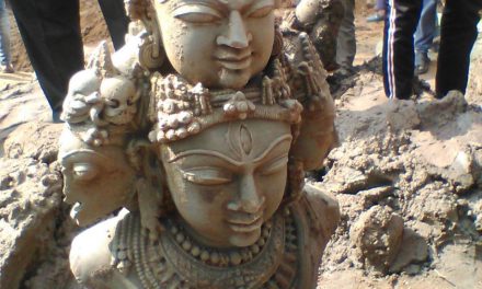 Ancient Deities Found While Constructing Bridge in Katni