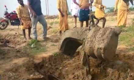 Five-Headed Nagendra Shiva Lingam was Found Today at the Village of Nagalamaduka